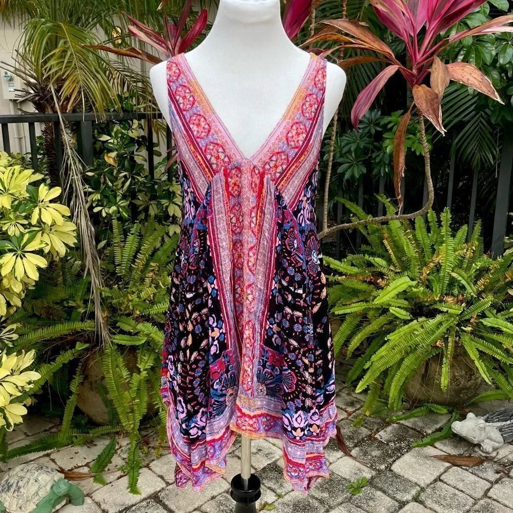 Free People Gypsy Trapeze Slip Dress in Purple - Picture 5 of 10